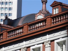 実績紹介・東京駅丸の内駅舎・大屋根の装飾部分